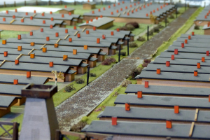 Holzmodell des Lagers - © G. Strehle