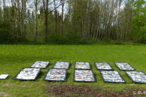 Gedenkfeier 2015 - 70. Jahrestag der Befreiung - Kunstinstallation von C. Fößmeier