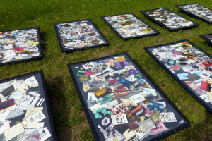 Gedenkfeier 2015 - 70. Jahrestag der Befreiung - Kunstinstallation von C. Fößmeier