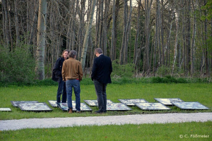 Gedenkfeier 2015 - 70. Jahrestag der Befreiung - Kunstinstallation von C. Fößmeier